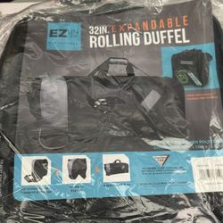 32” Expandable Rolling Duffel – Brand New