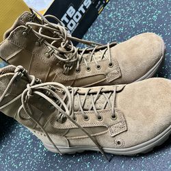 NEW OTB Boots Size 7 (M Flex 8) Coyote Brown Color