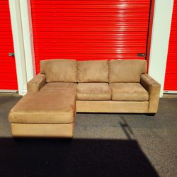 Tan Sectional Couch - Free Delivery