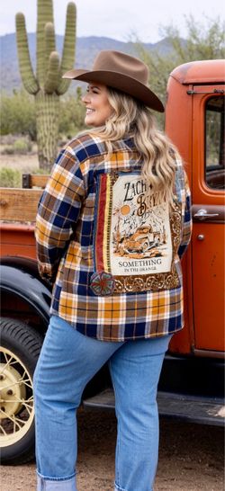 Zach Bryan Flannel , One Of A Kind , XXL