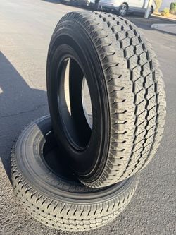 2  Bridgestone tires Size LT225/75R16