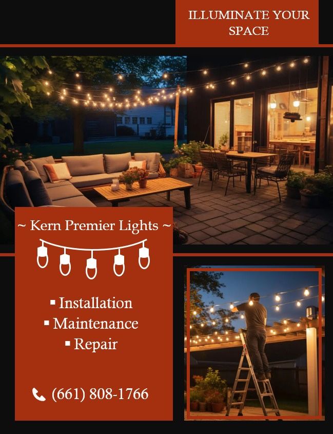 String Lights, Landscape Lighting