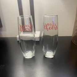 Cheer Champagne Glasses $5 EA