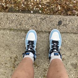 Jordan 1 White And Blue