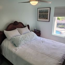 Queen Size Bedroom Set. Solid Cherrywood