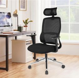 New Ergonomic Mesh High-Back Office Chair with Headrest