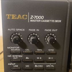 TEAC Z-7000 Master Cassette Deck