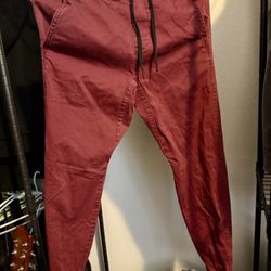 Red Joggers 