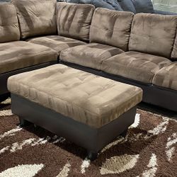 Sectional Sofa With Ottoman 