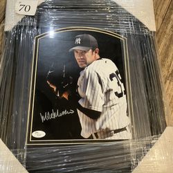 Mike Mussina Autographed New York Yankees Photo – JSA Certified 