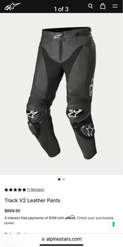 Alpinestars Track V2 Leather Pants (NEW)