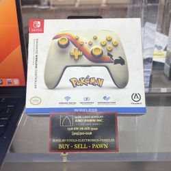 PowerA Nintendo Switch Enhanced Wireless Controller (Pikachu Retro) ~ New