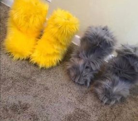 Furry Fur Boots