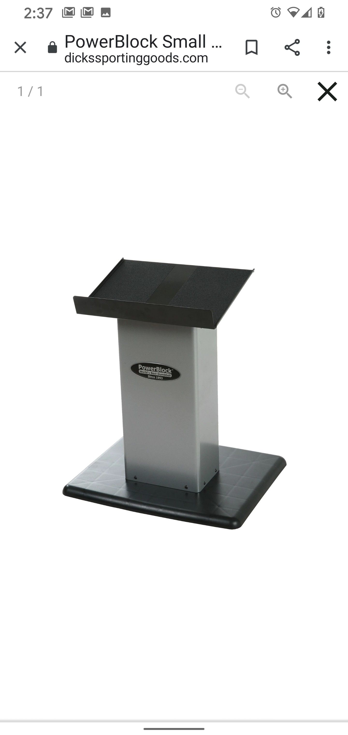 Powerblock small column weight stand