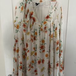 Floral Skirt And Blouse Set
