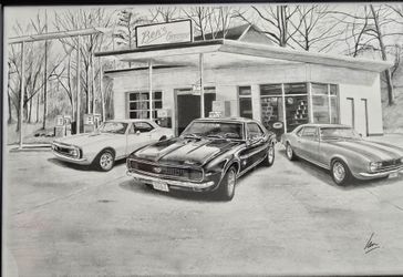 Ian E. Jones Camaro print
