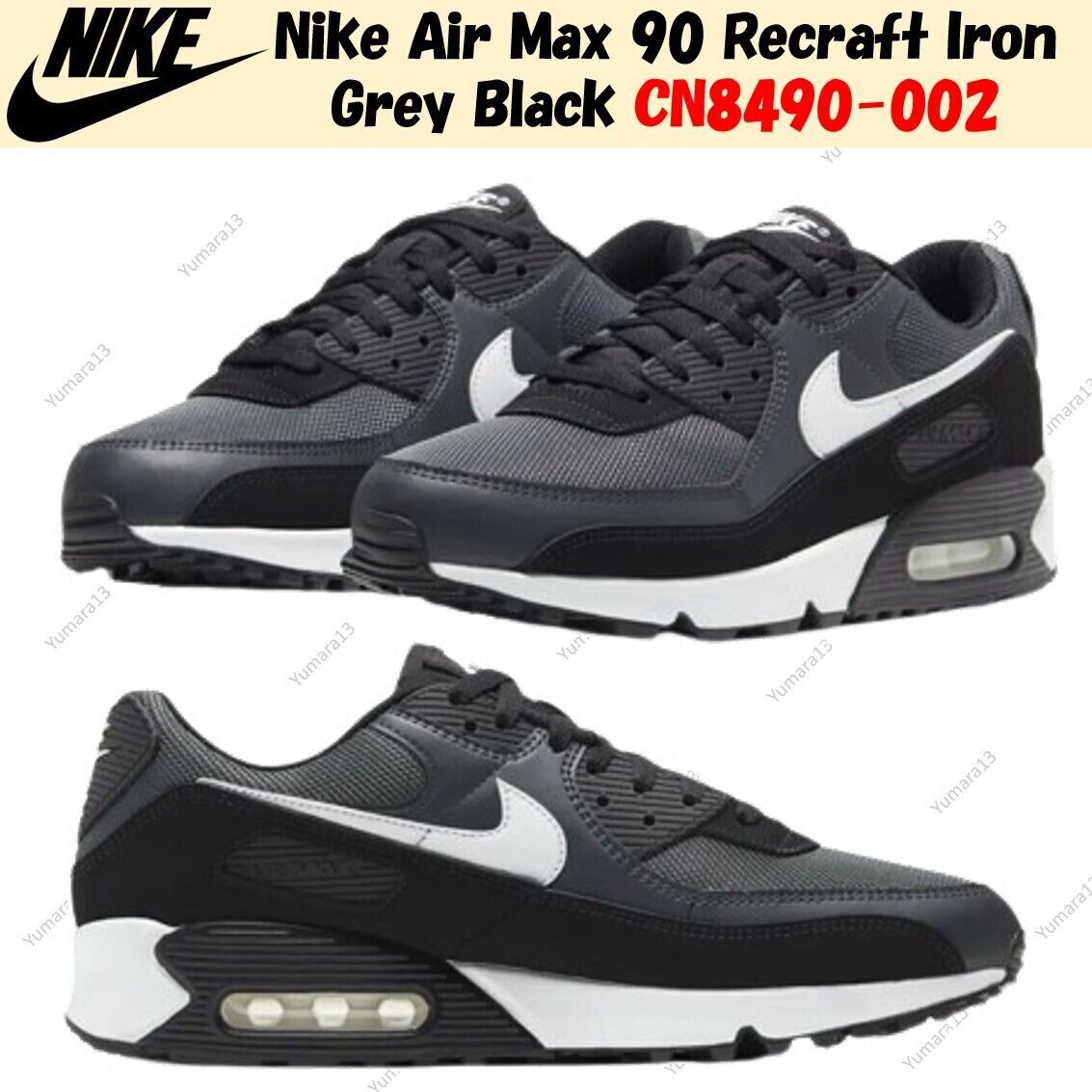 Nike Air Max 90 Iron Grey Black TAKING OFFERS ! !