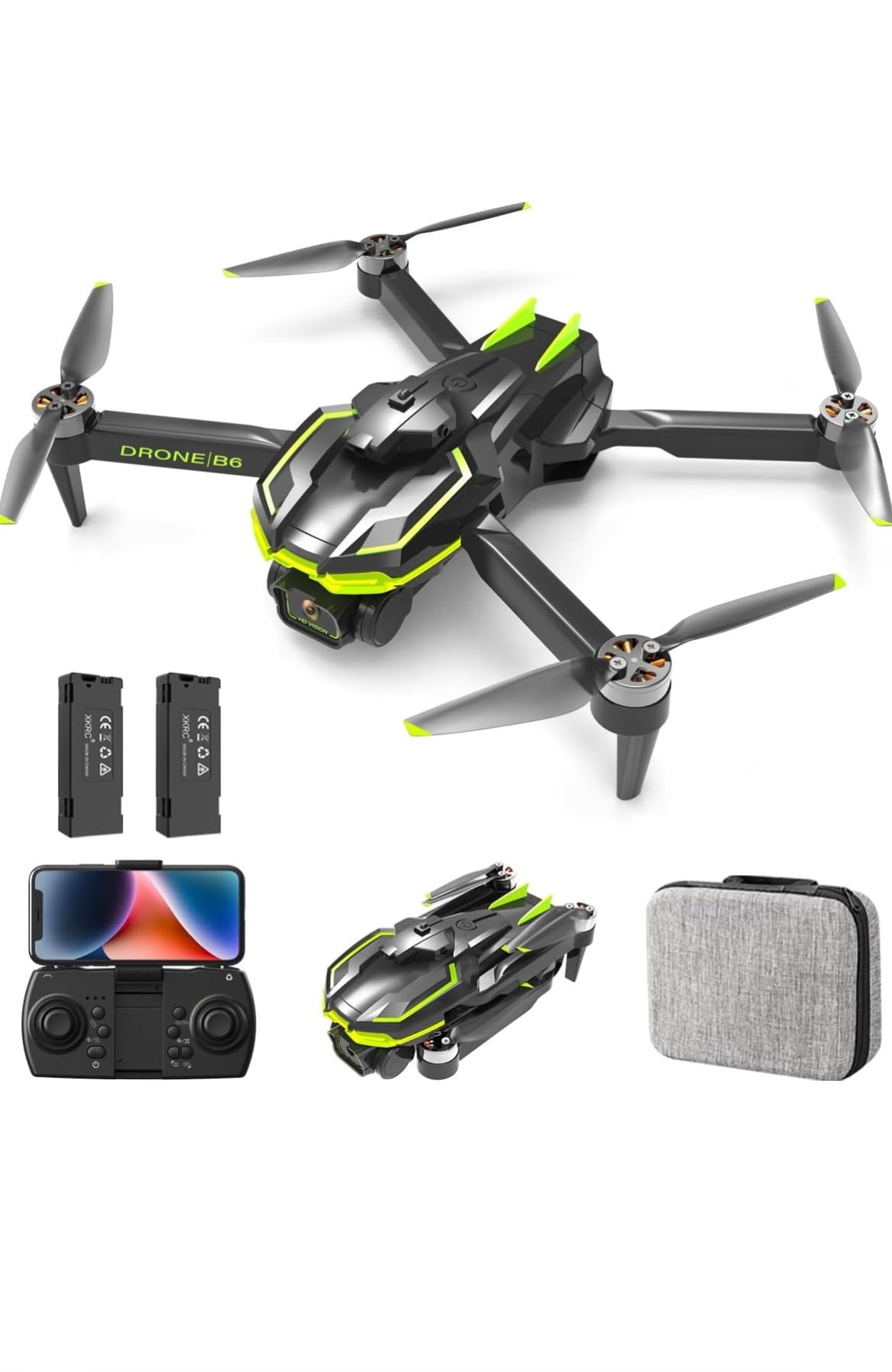 Brand New Drone with Camera 1080P HD Brushless Motor Drone with 35 Mins Long Flight Time One Key Start RC Quadcopter Drone