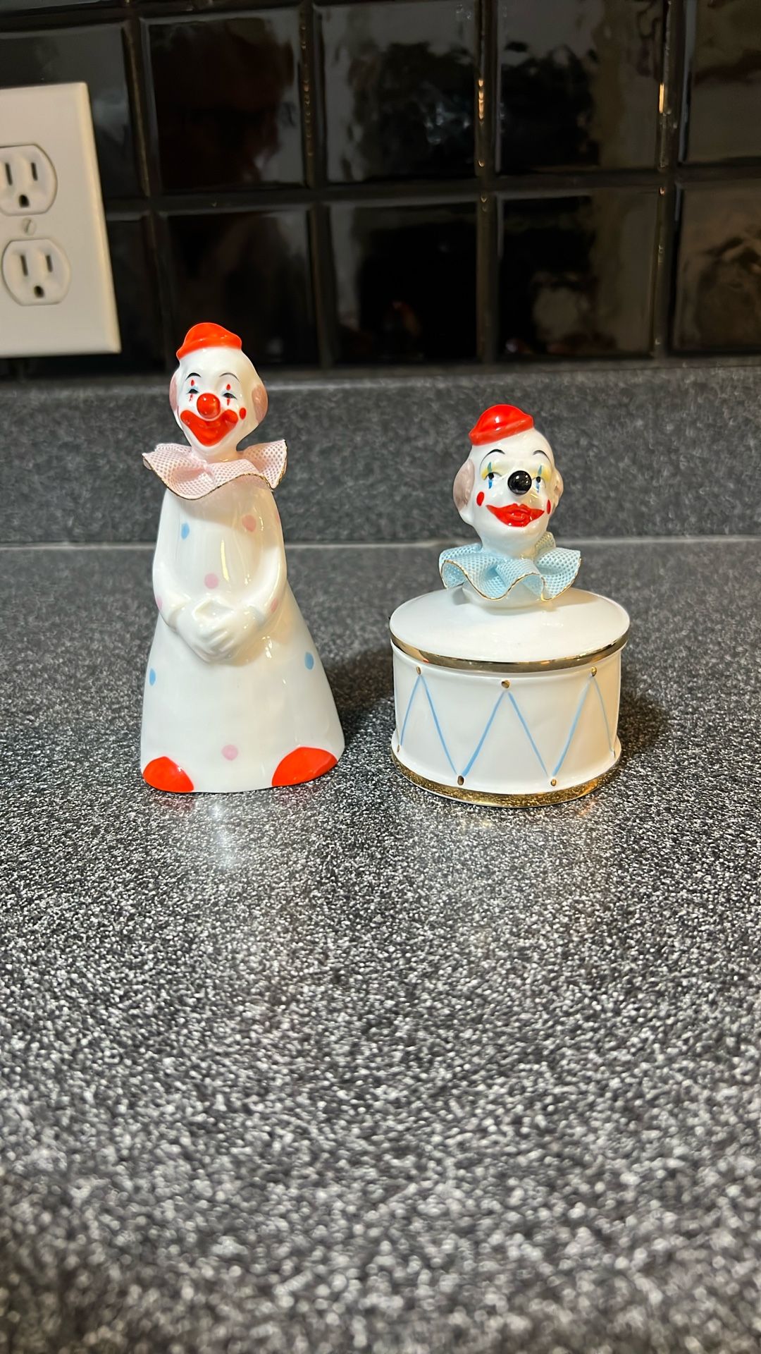 Adorable Bone China Clowns