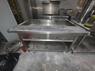 Commercial Gas Steam Table / Hot Food Table – As Is / Untested