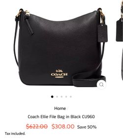 Coach Ellie File Bag - open to trades