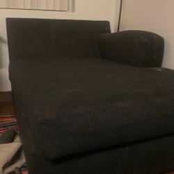 Black 1 Piece  Couch 