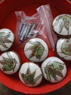 Ceramic door knobs