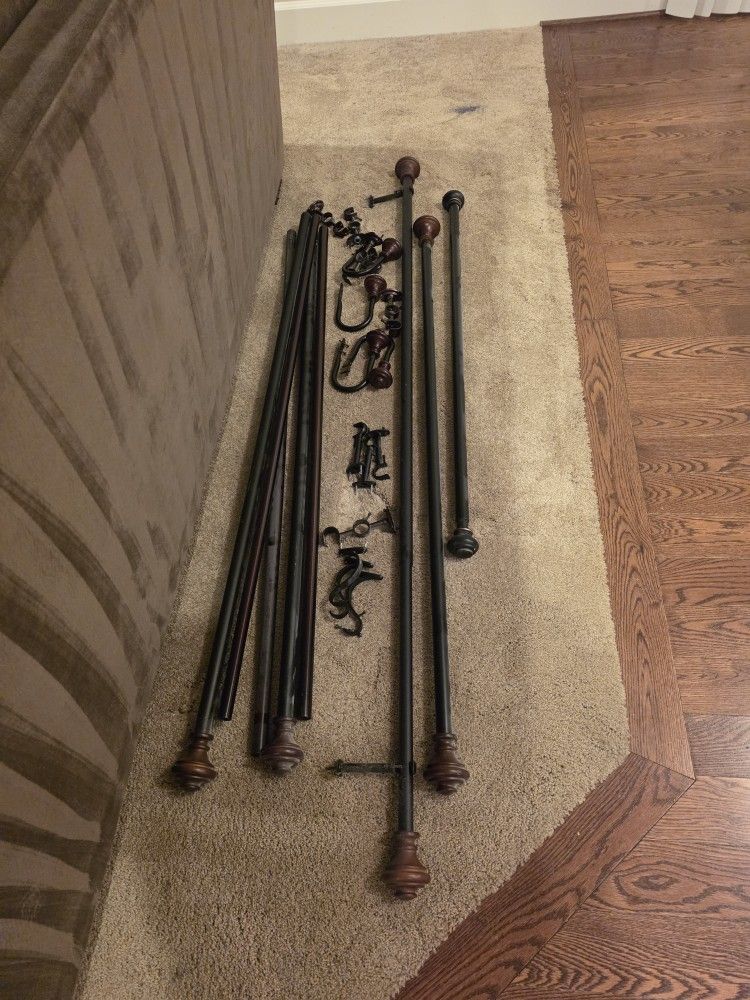 Assorted Curtain Rods