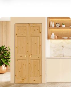 6 panel pine wood door
