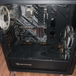 PC case with mothers board