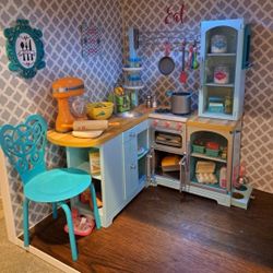 American Girl Gourmet Kitchen Set Retired cute! 
