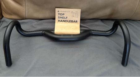 REDSHIFT Top Shelf Low Flare Handlebar Aluminum Drop 50mm of Rise, 44cm Width