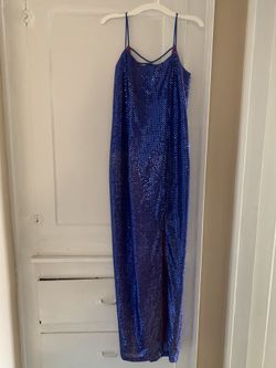 Sparkly purple and blue dress size 5/6