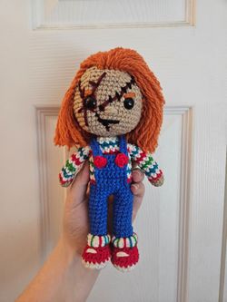 Handmade Crochet Chucky Doll