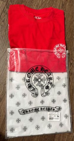Chrome Hearts Red Pocket T-Shirt Size Medium