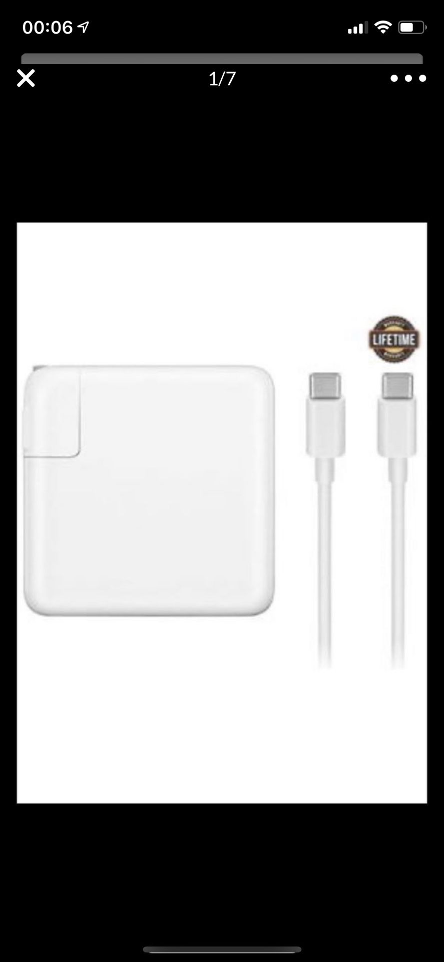 Brand new Mac Book Pro Charger, 61W USB-C To USB-C Ac Power Adapter Charger Replacement For MacBook