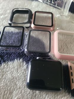 Apple watch series 3 with accessories