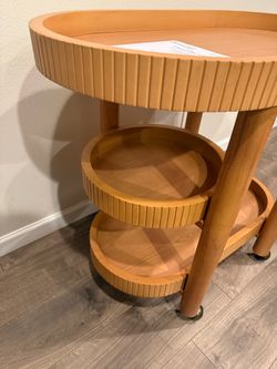 Beautiful Drew Bar Cart by Drew Barrymore, Warm Honey