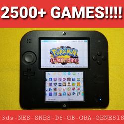 Nintendo 2DS with Many Games Installed!!!
