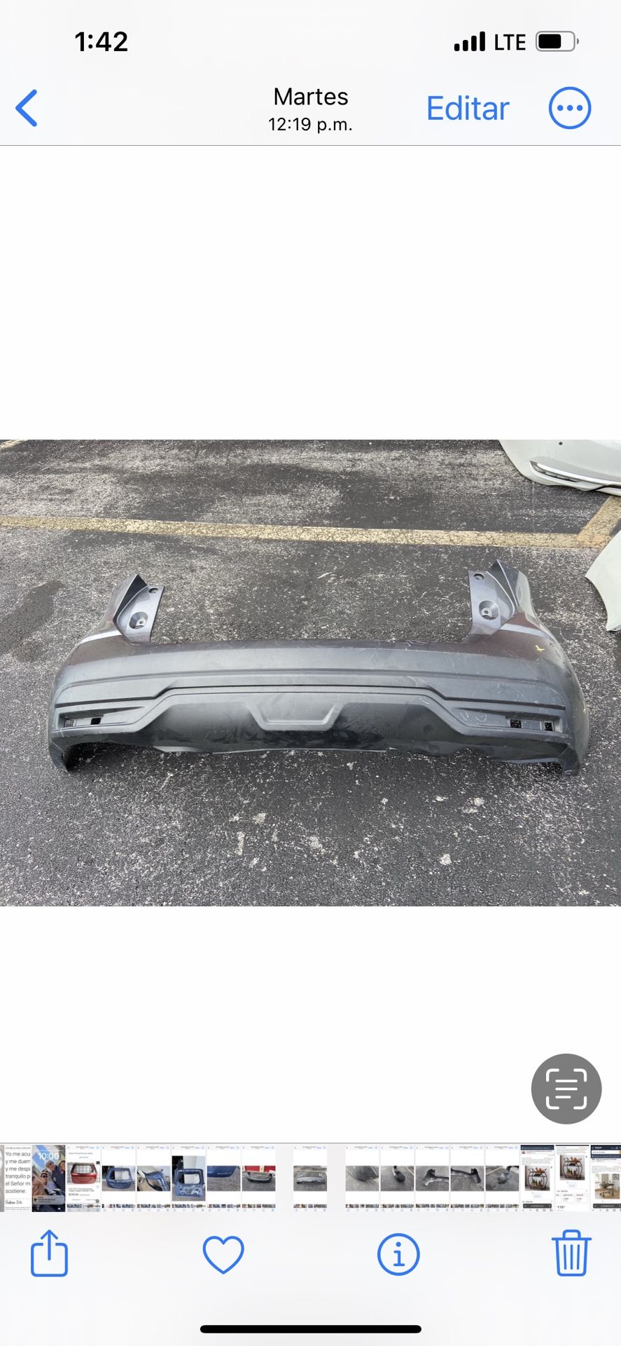 NISSAN KIKS REAR BUMPER 2021-2023-ORIGINAL