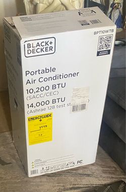 Portable A/C (NEW IN BOX) BLACK+DECKER 14,000 BTU