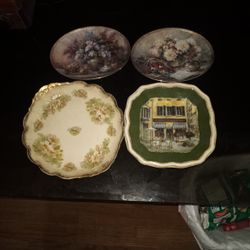 Four Old Plates