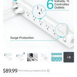 Kasa Smart  Wi-Fi. 6plug Power outlet