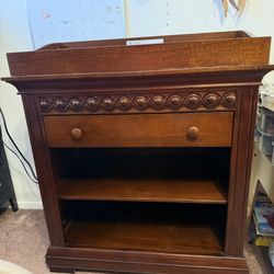 Gorgeous Cherry Wood Changing Table