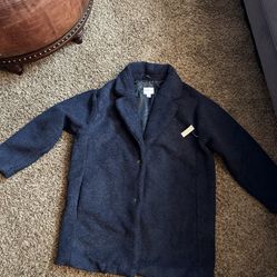 Daily Ritual Women's Teddy Bear Fleece Oversized-Fit Lapel Jacket Size XL