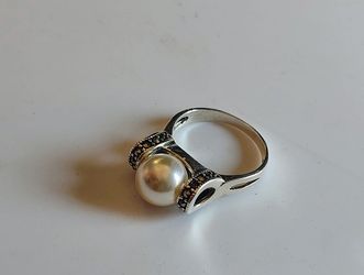 Freshwater pearl 925 sterling silver Ring