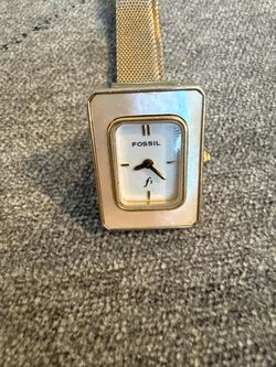Fossil F2 Women's Gold Mesh Watch ES-8827