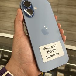 Blue iPhone 17 unlocked cash or $10 down