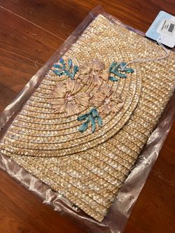 Bay sky purse woven purse