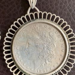 1882 Morgan Silver Dollar Coin Necklace - $299 (Mount Laurel) 